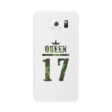 Queen Military Pattern Custom-Right White Phone Case