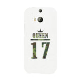 Queen Military Pattern Custom-Right White Phone Case