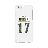 Queen Military Pattern Custom-Right White Phone Case
