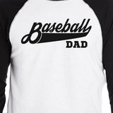 Baseball Dad Men's Baseball 3/4 Sleeve Shirt Gift For Baseball Fans