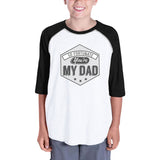 So Fortunate You're My Dad Kids Baseball Jersey Unique Design Tee