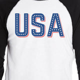 USA With Stars Mens 4th Of July Baseball Tee Gift Idea For Army Dad