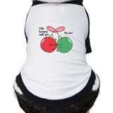I Like Hanging With You Ornaments Pets Black And White Baseball Shirt