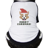 Merry Corgmas Corgi Pets Black And White Baseball Shirt