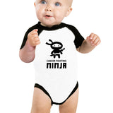 Cancer Fighting Ninja Black And White Baseball Shirt