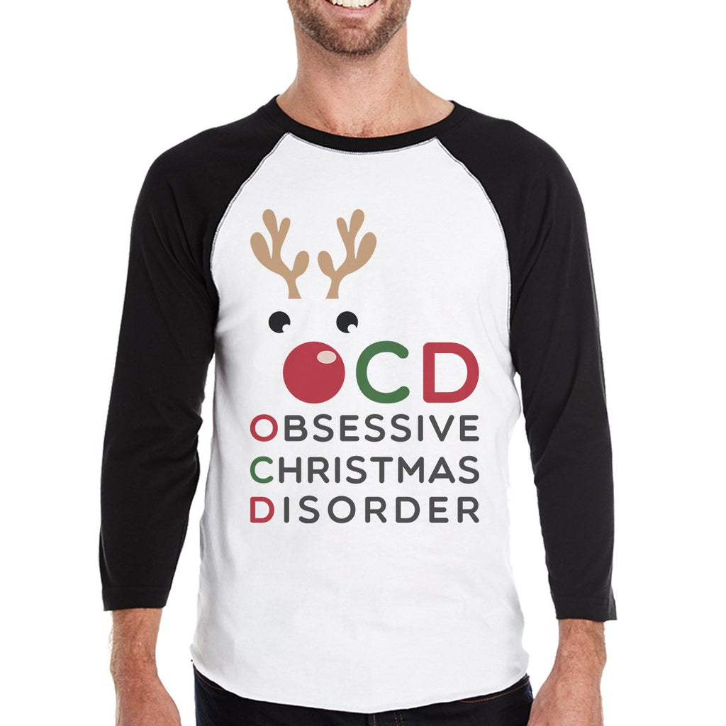 Rudolph OCD Mens Baseball Shirt