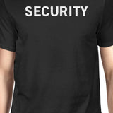 Security Men's T-shirt Funny Graphic Shirt Short Sleeve Cotton Tee