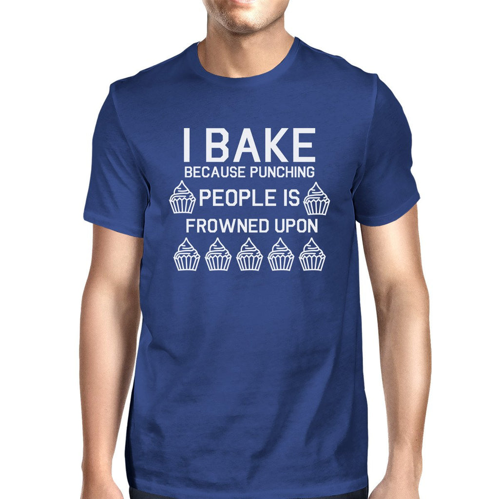 Punching People Is Frowned Upon Unisex Royal Blue Tops T-shirt