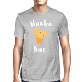 Nocho Bae Men's Grey T-shirt Simple Typography Funny Gifts For Him