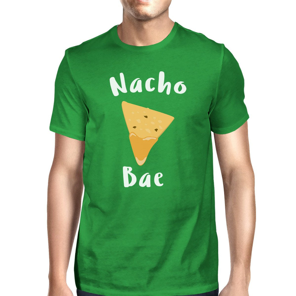 Nocho Bae Men's Green T-shirt Round Neck Funny Quote For Couples