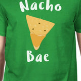 Nocho Bae Men's Green T-shirt Round Neck Funny Quote For Couples