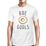 Bae Goals Men's White T-shirt Trendy Graphic Tee For His Birthday