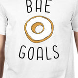 Bae Goals Men's White T-shirt Trendy Graphic Tee For His Birthday