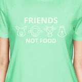 Friends Not Food Mint Adorable Animal Design Gift Ideas For Girls