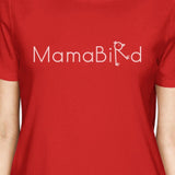 MamaBird Womens Red Short Sleeve Top Unique Design T Shirt For Her