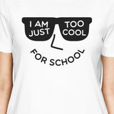 Too Cool For School Womens White Shirt