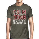 It's PE Not The Olympics Mens Dark Grey Shirt