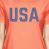 USA With Stars Funny Independence Tee Humorous Four Of July Gifts