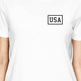 Mini USA Unique Fourth Of July Graphic Tee Shirt Gifts For Women