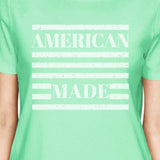 American Made Womens Mint Unique 4th Of July Decorative T-Shirt