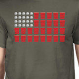 Beer Pong American Flag Humorous T-Shirt Ideas For Fourth of July