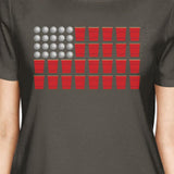 Beer Pong American Flag Humorous Tee Shirt Ideas For Fourth of July