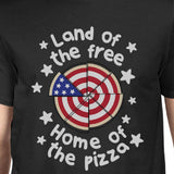 Home Of The Pizza Funny Independence Day Graphic Men's Tank Top