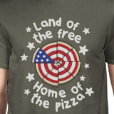 Home Of The Pizza Funny 4th Of July Muscle Tee For Men Gift For Him