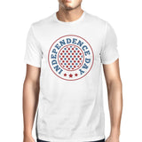 Independence Day American Flag Shirt Mens White 4th Of July T-Shirt