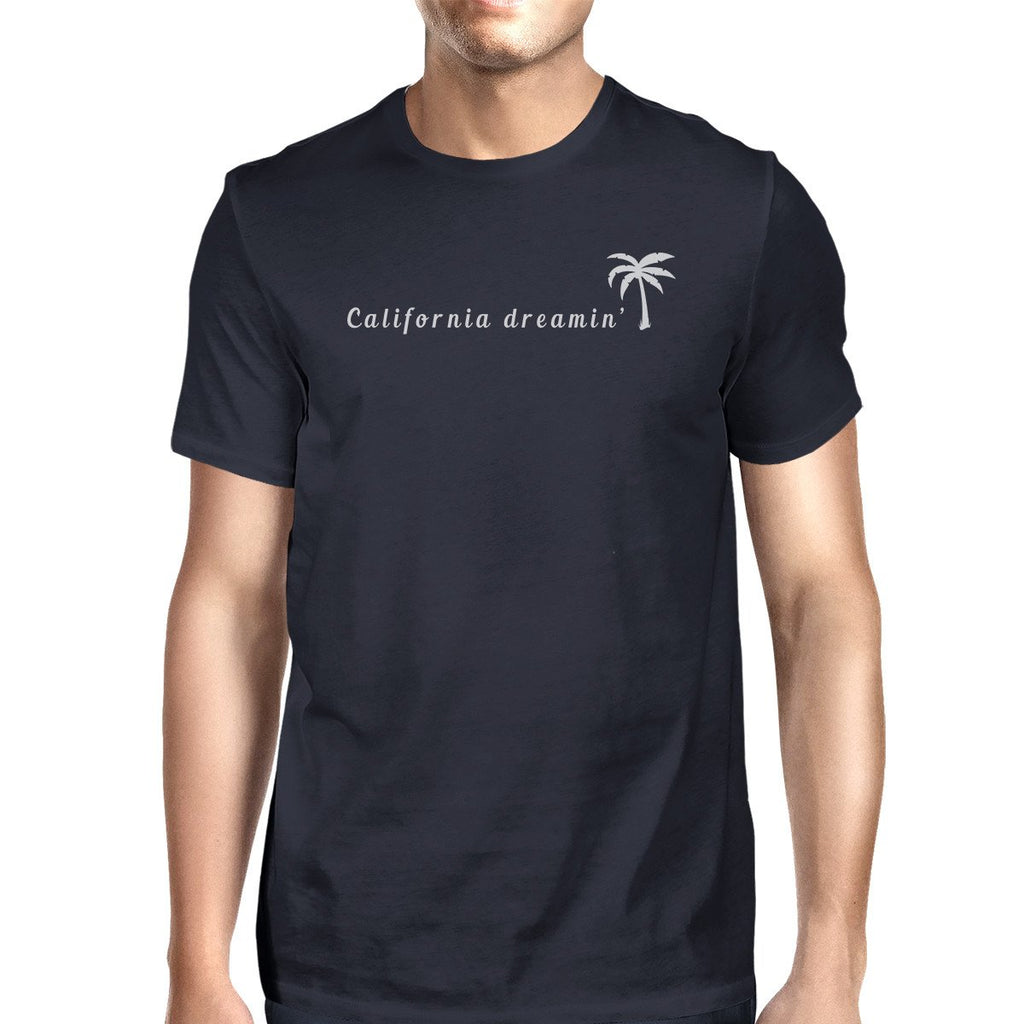 California Dreaming Mens Navy T-Shirt Lightweight Summer Shirt