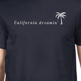 California Dreaming Mens Navy T-Shirt Lightweight Summer Shirt