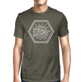 Stay Salty Mens Funny Graphic T-Shirt Cotton Dark Grey Round Neck