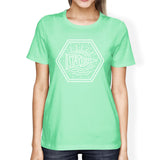 Stay Salty Womens Mint Tee Cute Summer Lightweight Cotton T-Shirt