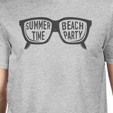 Summer Time Beach Party Mens Grey Shirt