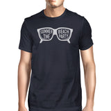 Summer Time Beach Party Mens Navy Shirt