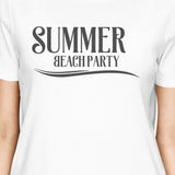 Summer Beach Party Womens White Shirt