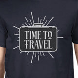 Time To Travel Mens Navy Shirt