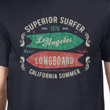 Superior Surfer Los Angeles Longboard Mens Navy Shirt