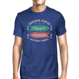 Superior Surfer Los Angeles Longboard Mens Royal Blue Shirt