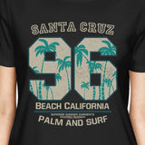 Santa Cruz Beach California Womens Black Shirt