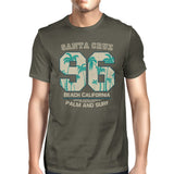 Santa Cruz Beach California Mens Dark Grey Shirt