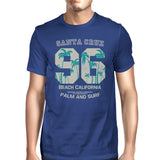 Santa Cruz Beach California Mens Royal Blue Shirt