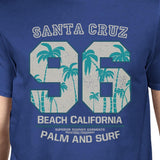 Santa Cruz Beach California Mens Royal Blue Shirt