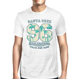 Santa Cruz Beach California Mens White Shirt