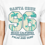 Santa Cruz Beach California Womens White Shirt