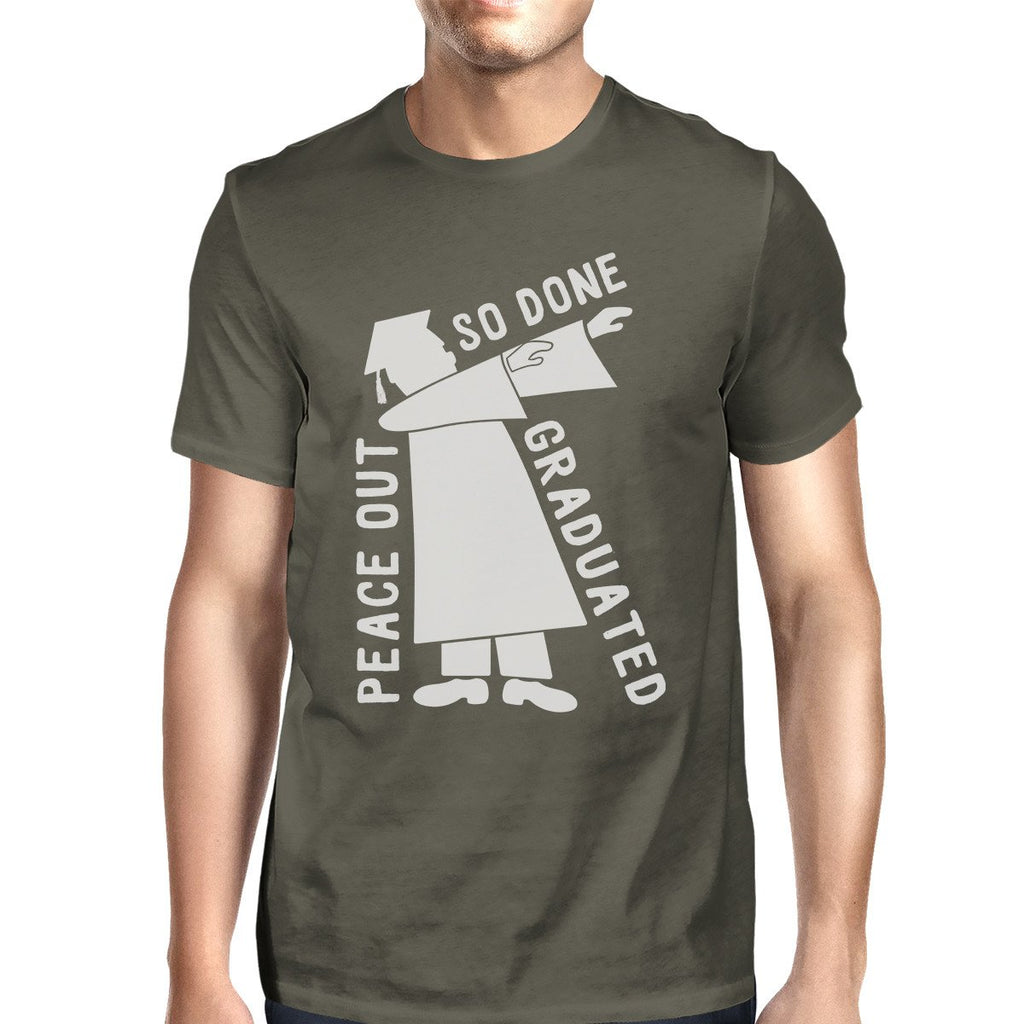 Graduated Dab Dance Mens Dark Grey Shirt