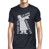 Graduated Dab Dance Mens Navy Shirt