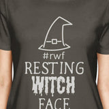 Rwf Resting Witch Face Womens Dark Grey Shirt