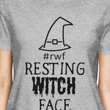 Rwf Resting Witch Face Womens Grey Shirt