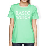 Basic Witch Womens Mint Shirt